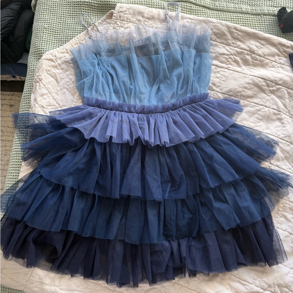 Storia Soft Blue Tulle Dress